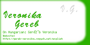 veronika gereb business card